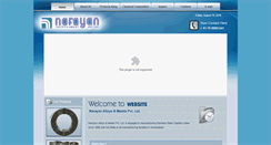 Desktop Screenshot of narayanalloysandmetals.com