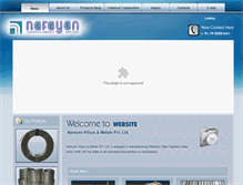 Tablet Screenshot of narayanalloysandmetals.com
